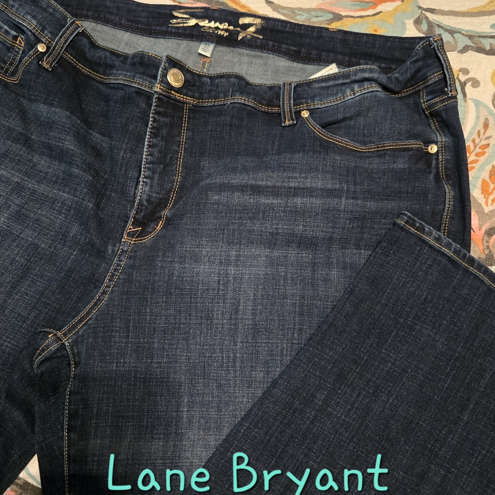 Lane Bryant Indigo Straight Leg Jeans